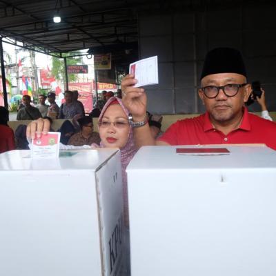 Lis Darmansyah-Raja Ariza Klaim Kemenangan di Pilkada Tanjungpinang 2024