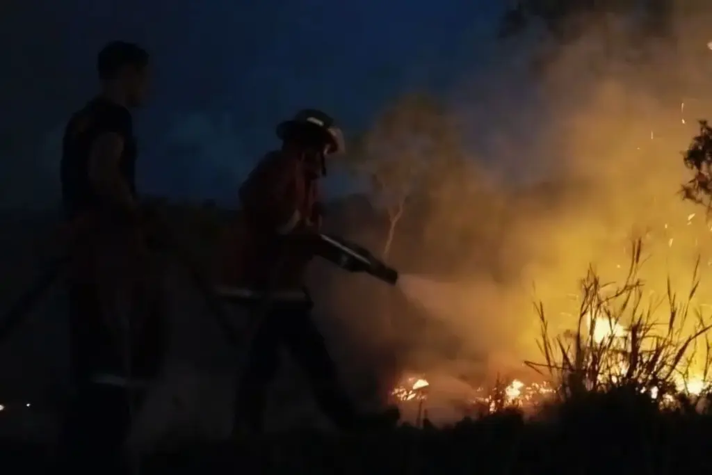 Kebakaran Lahan 4 Hektare dan Gudang Puskesmas di Natuna Berhasil Dipadamkan