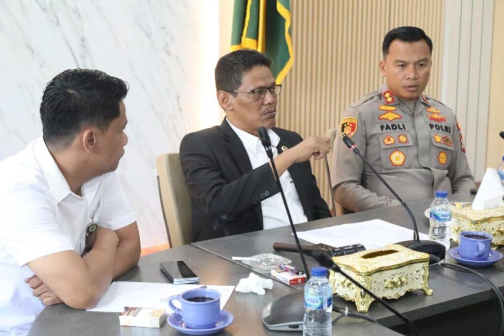 Ketua DPRD Kota Batam Sambut Kunjungan Studi Peserta Pendidikan Calon Perwira Polri