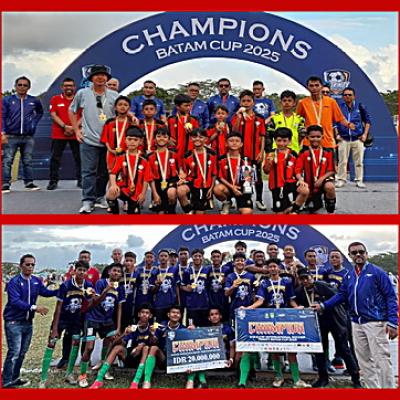 SSB Tunas Jaya Batam Sukses Raih Dua Gelar di Batam Cup International 2025