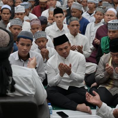 Gubri Ikuti Sholat Ghaib dan Doa Bersama Komunitas Ojol Riau, Harapkan Riau Tetap Kondusif