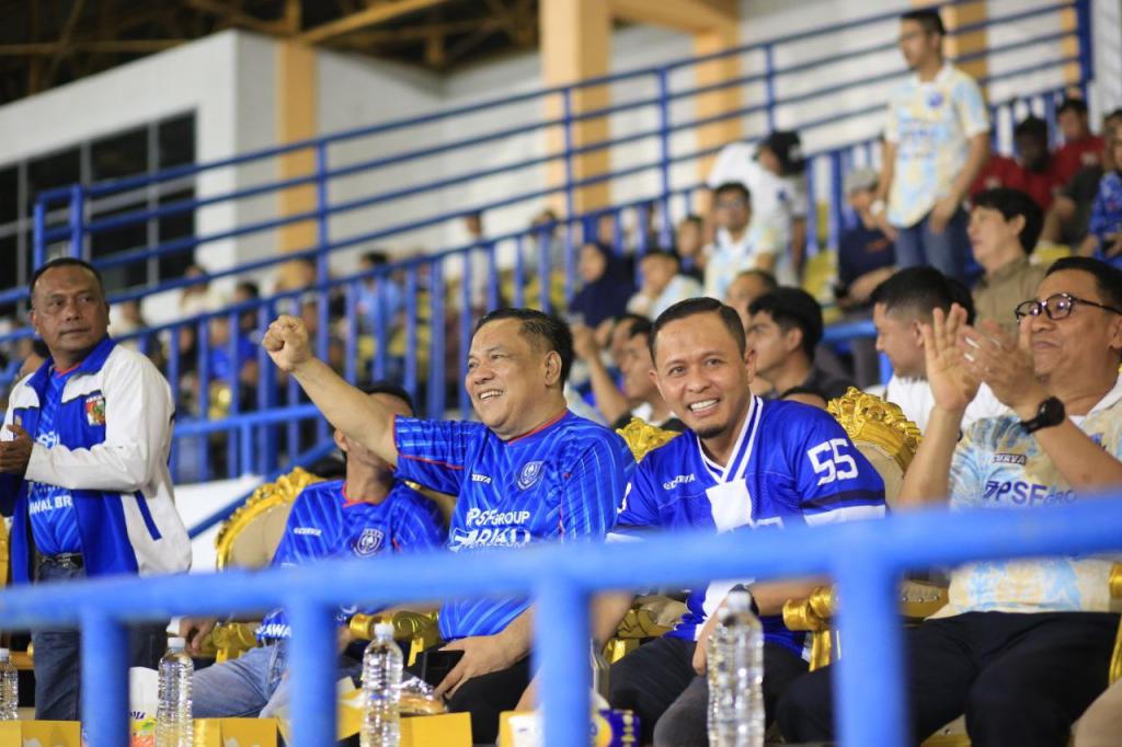 Disaksikan Plt Gubernur Riau, PSPS Pekanbaru Kalah Tipis dari Persikad Depok