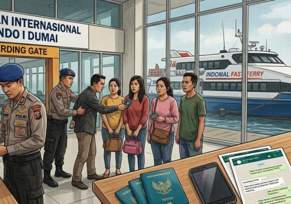 Modus  Kunjungi Saudara, Penyelundupan PMI Ilegal di Dumai Terbongkar