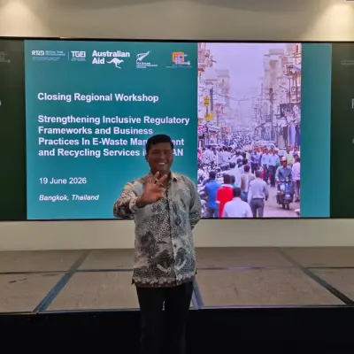 Pegiat Bank Sampah Bengkalis Wakili Indonesia di Workshop E-Waste ASEAN di Thailand