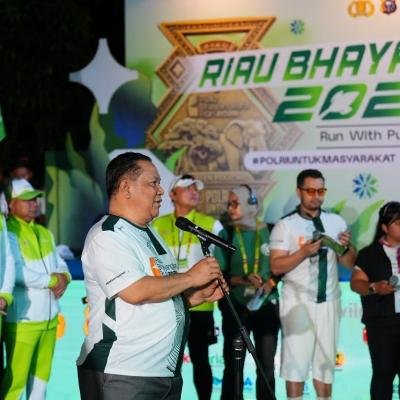 Riau Bhayangkara Run 2026 Gaungkan Semangat Lawan Karhutla