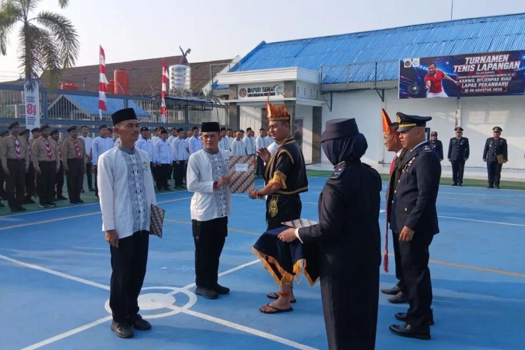 1.608 Warga Binaan Lapas Pekanbaru Terima Remisi HUT ke-81 RI, 7 Langsung Bebas