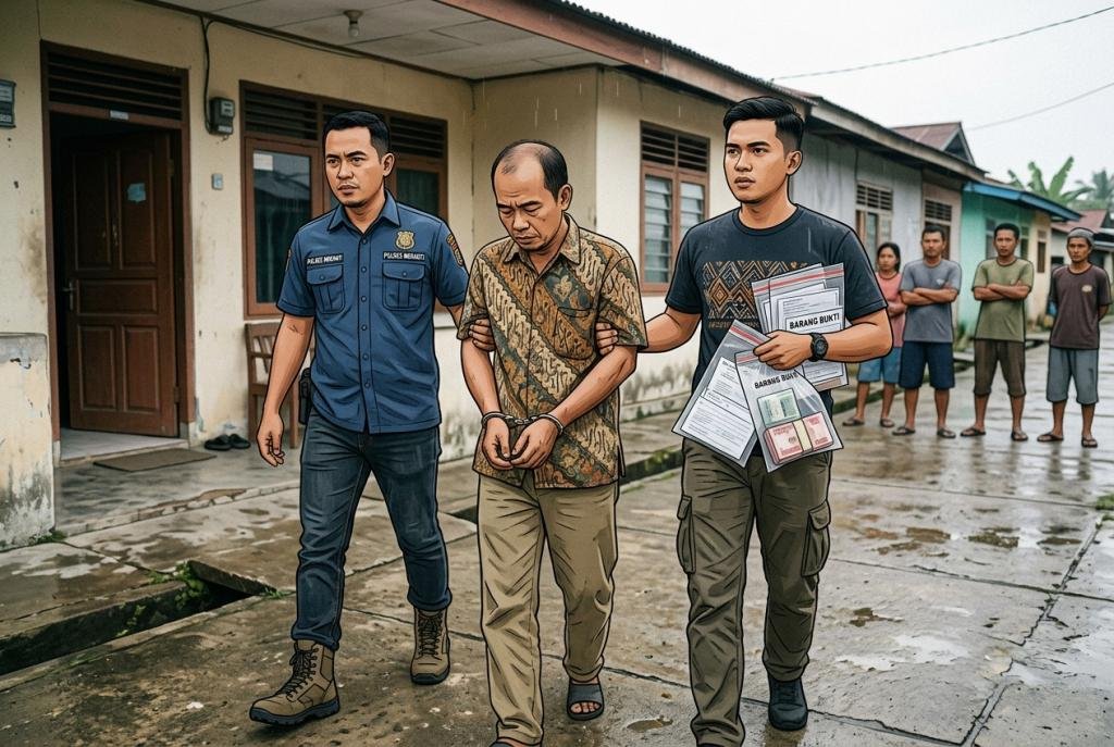 Demi Mimpi Anak Jadi Polisi, Warga Meranti Tertipu Rp307 Juta