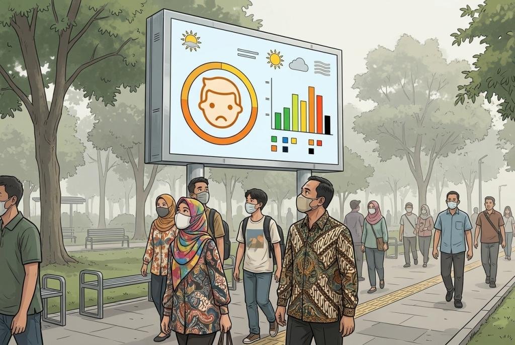 Kualitas Udara Pekanbaru Kembali Tidak Sehat, PM2.5 Capai 88,5 µg/m³