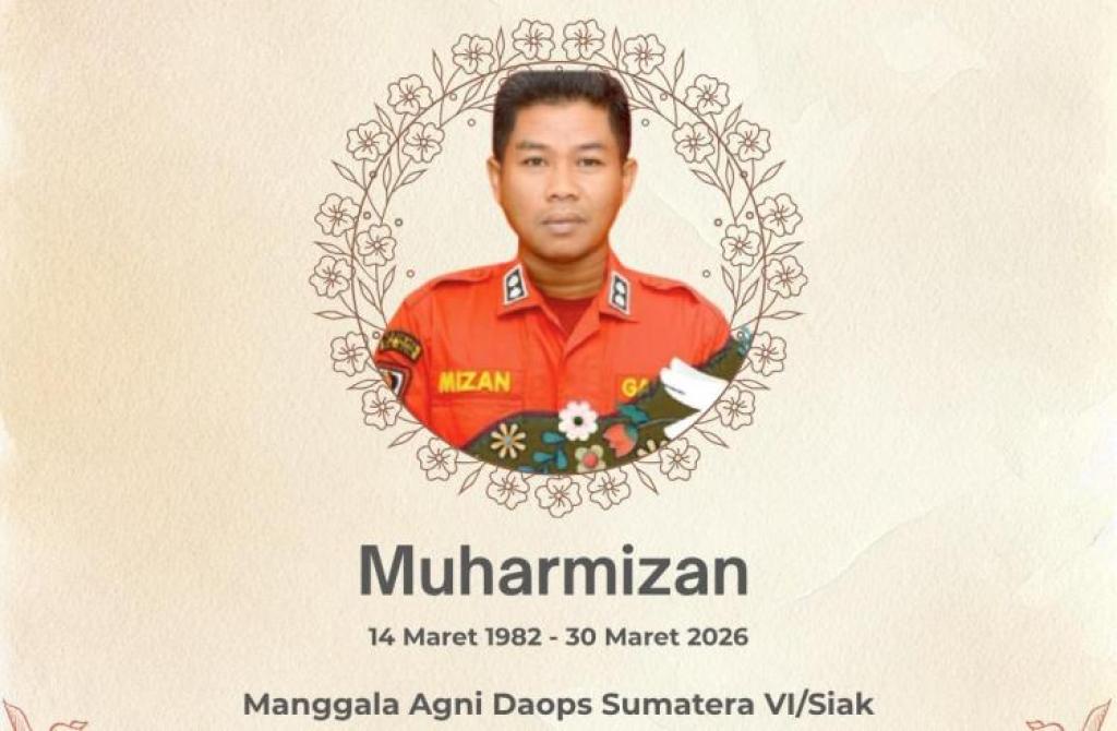 Anggota Manggala Agni Gugur Usai Berjuang Padamkan Karhutla di Bengkalis, Plt Gubri Ikut Berduka