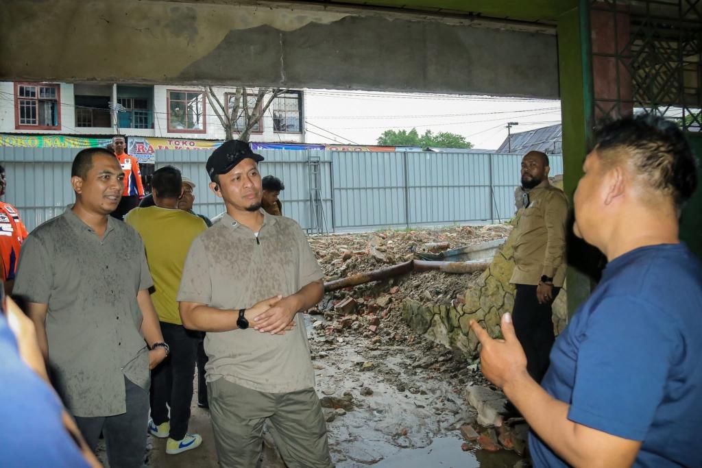 Wali Kota Pekanbaru Tinjau Progres Pembangunan Pasar Bawah: Targetkan Selesai Tepat Waktu