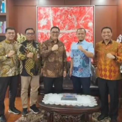 Sambangi Bappenas, Wako dan Wawako Terpilih Agung-Markarius Gerak Cepat Atasi Banjir Pekanbaru Sebelum Dilantik