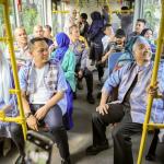 Walikota Pekanbaru Uji Coba Operasional Dua Bus Listrik
