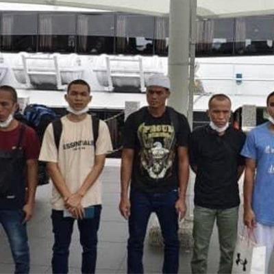 Usai Jalani Proses Hukum di Malaysia, 1 Warga Riau dan 6 WNI Dipulangkan ke Tanah Air