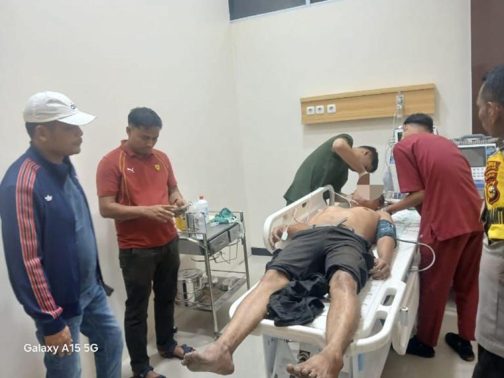 Kepergok Pemilik, Pelaku Curanmor Dihajar Massa di Kampar Kiri Hilir