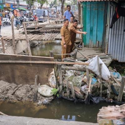Atasi Banjir, Pemko Pekanbaru Percepat Pembangunan Drainase Jalan Paus