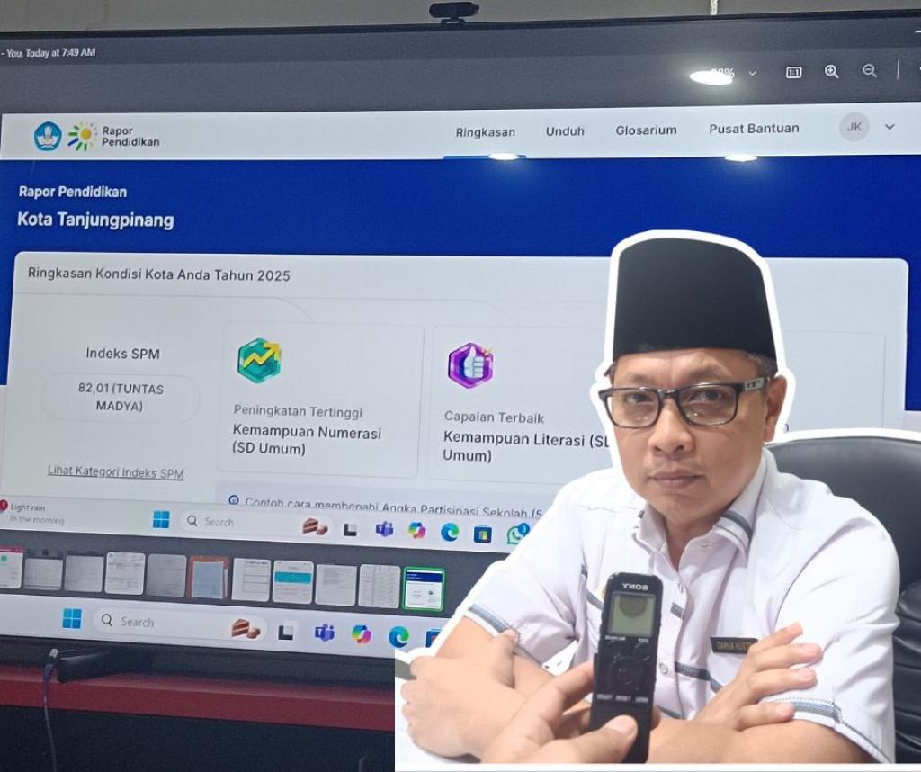 Tanjungpinang Terbaik Penerapan SPM Pendidikan se-Kepri