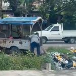 TRC Pekanbaru Turun Tangan Usai Viral Dugaan Penimbunan Parit di Jalan Riau Ujung