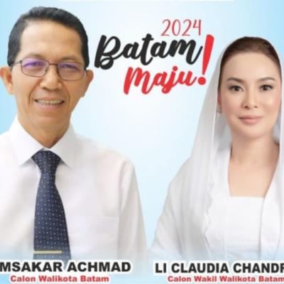 Amsakar-Li Claudia 64,68%, Terima Kasih Sebesar-besarnya kepada Warga Batam