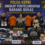 Modus Titip Barang, Polda Kepri Ungkap Penyelundupan Barang Bekas