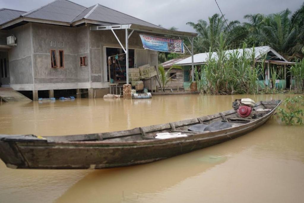 Banjir Meluas di Riau: 12 Desa Terdampak, Warga Diminta Waspada
