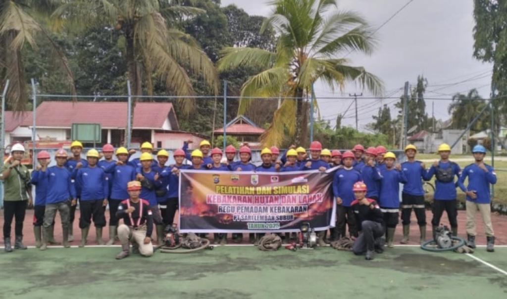 Antisipasi Musim Kemarau 2025, PT SLS Astra Agro Gelar Pelatihan Regu Pemadam Kebakaran