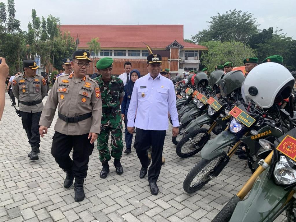 Apel Gelar Pasukan Operasi Ketupat Lancang Kuning 2025 di Pekanbaru, Siap Amankan Mudik Lebaran