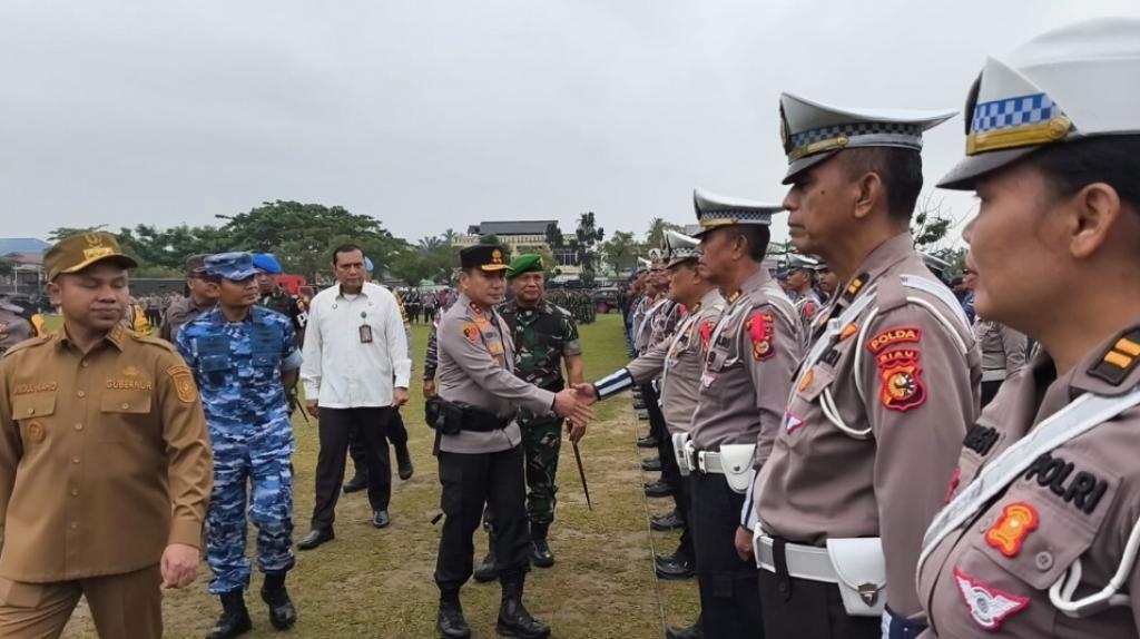 Siap Amankan Mudik Lebaran, Ribuan Personel Ikuti Apel Operasi Ketupat Lancang Kuning 2025