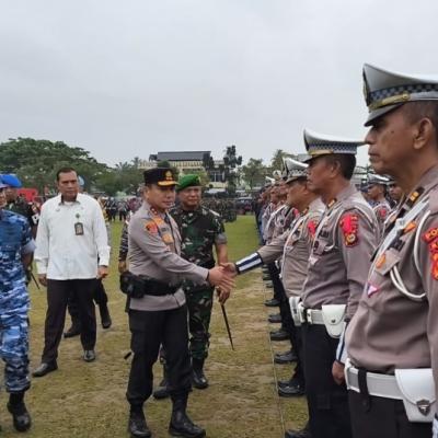 Siap Amankan Mudik Lebaran, Ribuan Personel Ikuti Apel Operasi Ketupat Lancang Kuning 2025