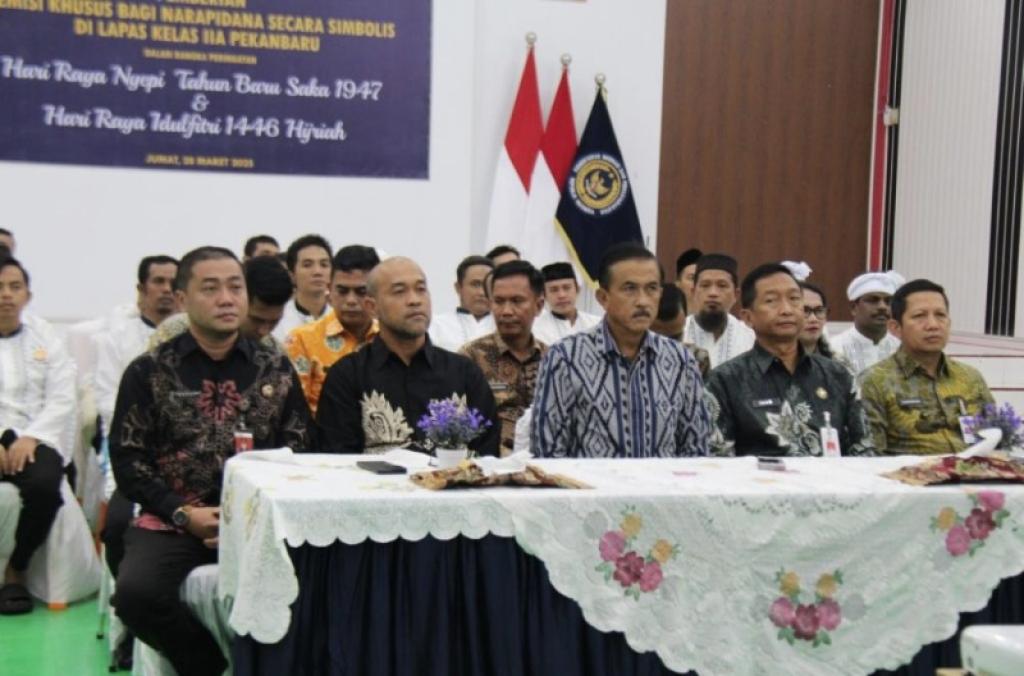 1.050 Warga Binaan Lapas Pekanbaru Terima Remisi Khusus Idul Fitri dan Nyepi