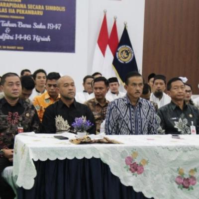1.050 Warga Binaan Lapas Pekanbaru Terima Remisi Khusus Idul Fitri dan Nyepi