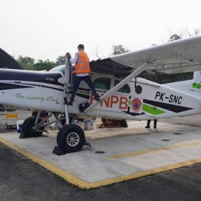 BNPB Mulai Operasi Modifikasi Cuaca di Riau, Fokus Cegah Karhutla di Rohil