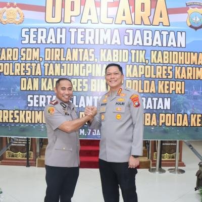 Polda Kepri Gelar Sertijab Pejabat Utama, Fokus Penguatan Kinerja dan Pelayanan