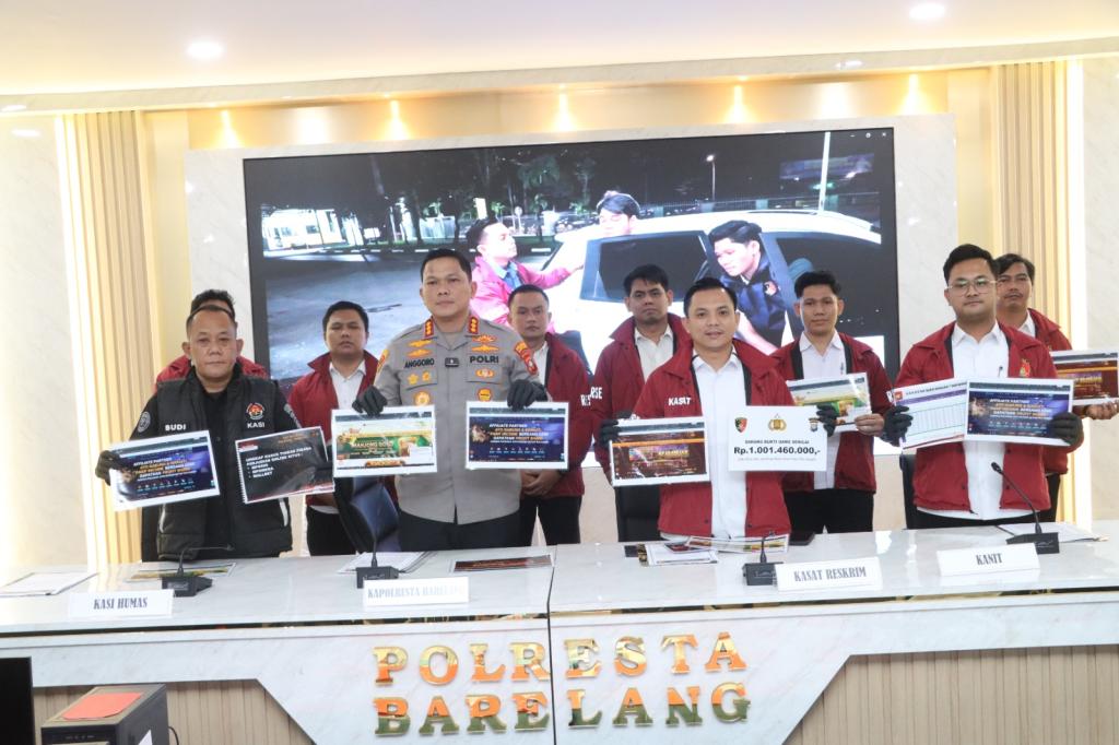 Polresta Barelang Bongkar Judi Online Internasional Beromzet Rp10 Miliar per Bulan