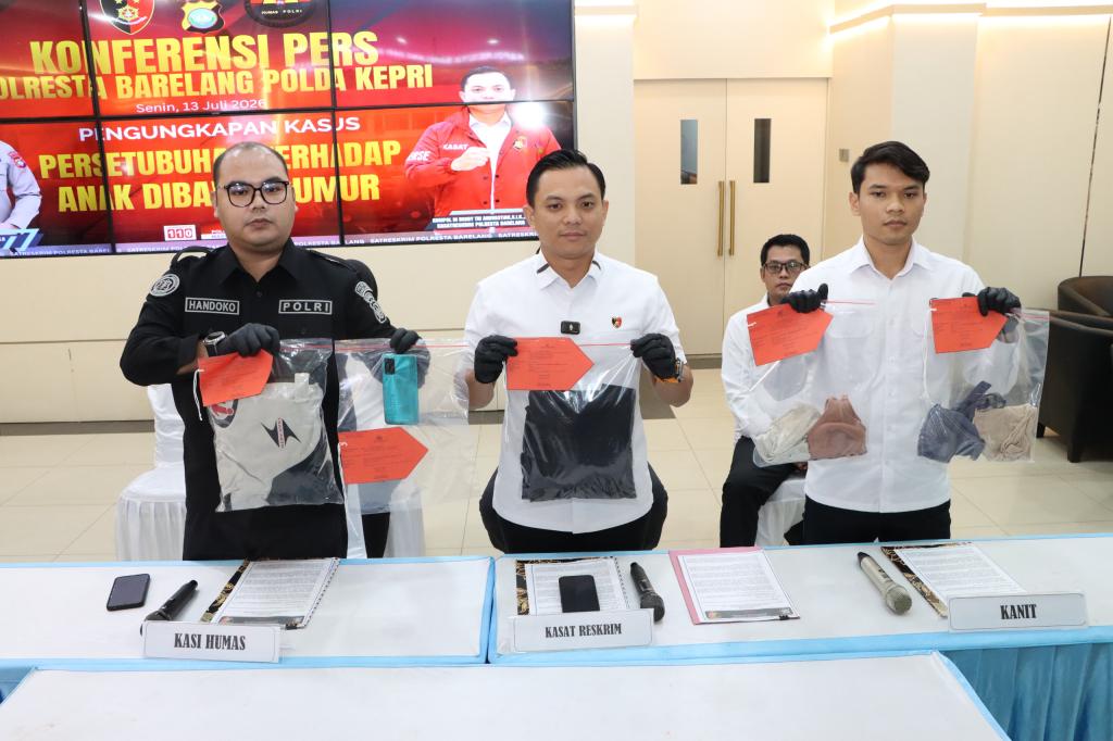 Diduga Setubuhi Dua Anak di Bawah Umur, Pria 24 Tahun Ditangkap Polresta Barelang
