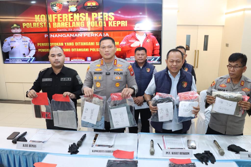Polresta Barelang Ungkap Kronologi Pengeroyokan Viral di Bengkong, Delapan Orang Jadi Tersangka