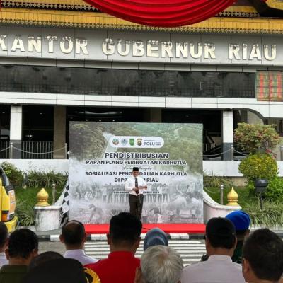 Pemprov Riau Pasang 242 Papan Peringatan di Daerah Rawan Karhutla