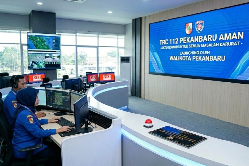 Walikota Pekanbaru Luncurkan TRC 112, Layanan Respons Cepat Terpadu 24 Jam