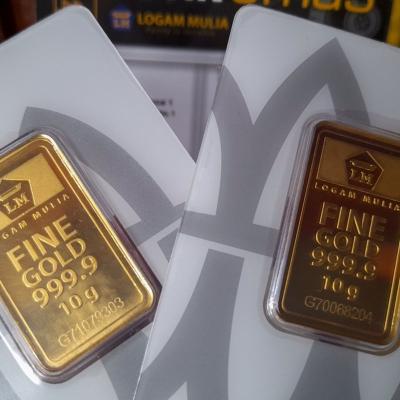 Harga Emas Antam di Pegadaian Pekanbaru Turun Hari ini