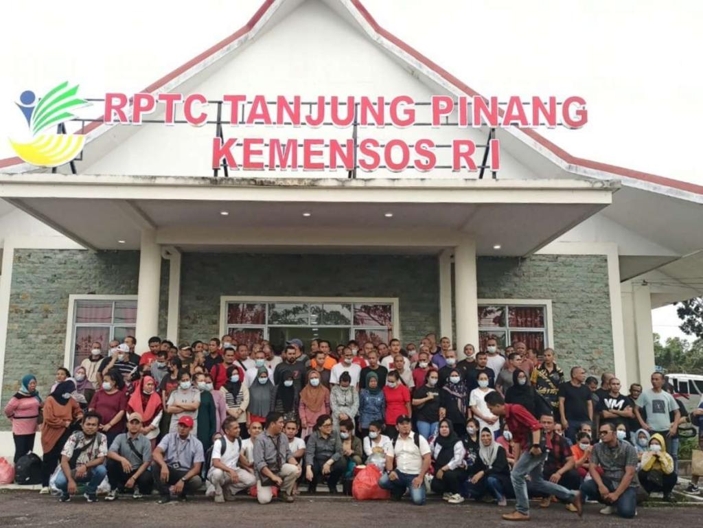 150 Pekerja Migran Nonprosedural Dipulangkan dari Malaysia ke Tanjungpinang