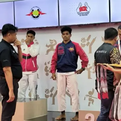 Valentino Rivandi Raih Medali Perunggu di Ajang PON Bela Diri