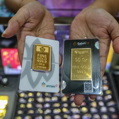 Turun Rp7.000, Ini Rincian Harga Emas Antam Terbaru