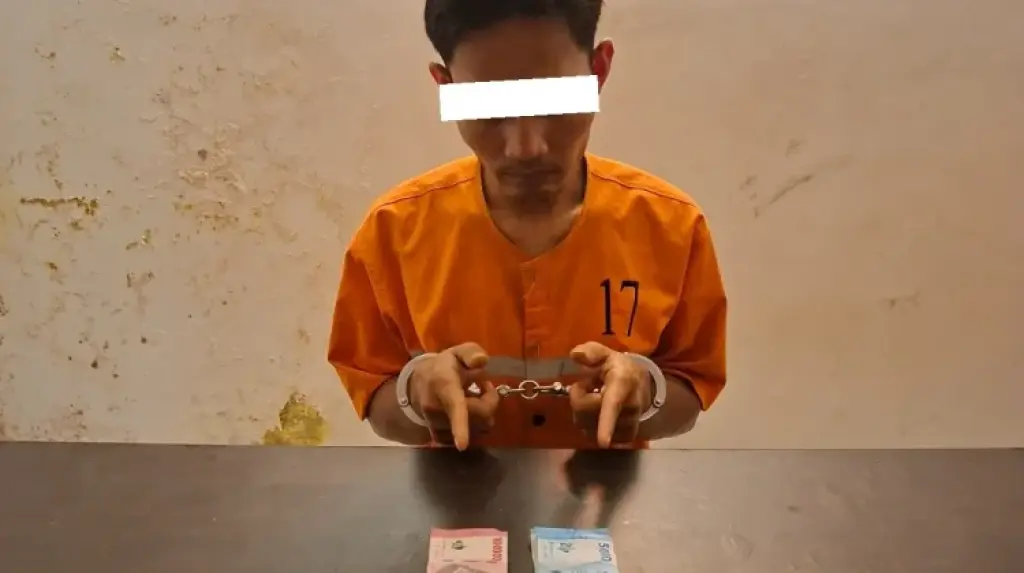Tes Urine Positif Metamfetamin, Tersangka Narkoba Diamankan di Polsek Pinggir
