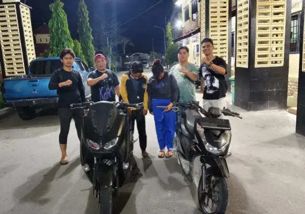 Kurang dari 24 Jam, Polisi Ringkus Dua Pelaku Curanmor di Parkiran RSUD Bengkalis