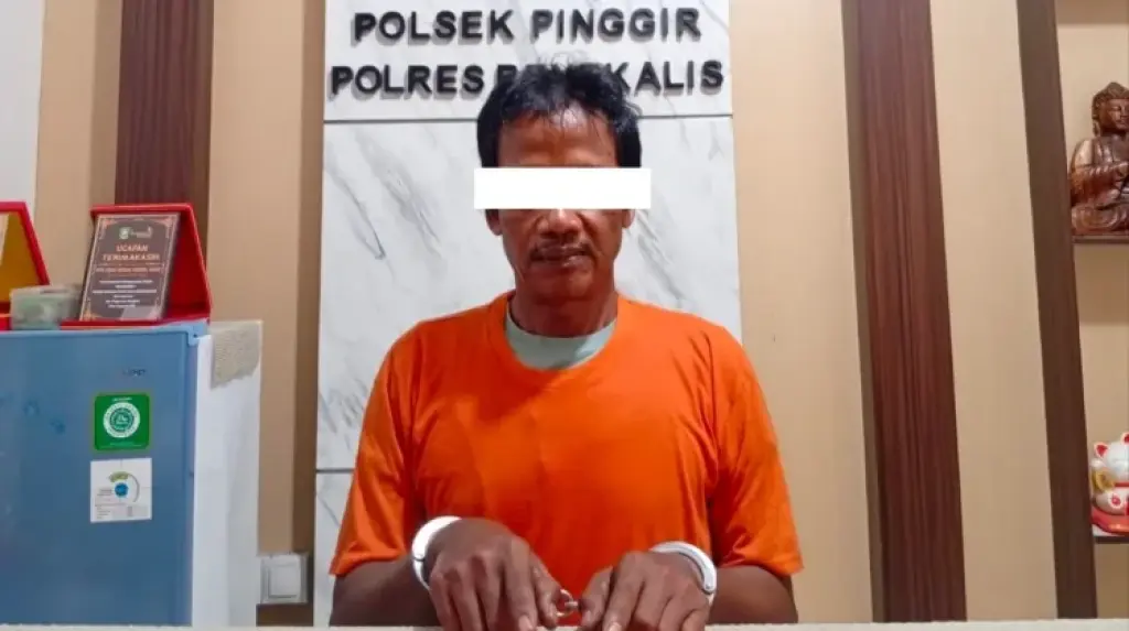 Polsek Pinggir Tangkap Pria Pemilik Sabu, Pemasok Masuk DPO