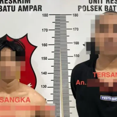 Polda Kepri Tangkap Dua Tersangka Curas terhadap WN Malaysia di Hotel Batam