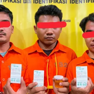 Miliki 8 Paket Besar Sabu, Polres Bengkalis Tangkap Tiga Tersangka