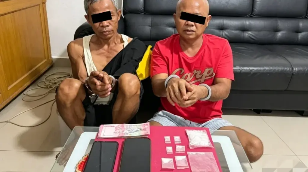 Polsek Mandau Ungkap Dugaan Peredaran Sabu, Dua Tersangka Diamankan