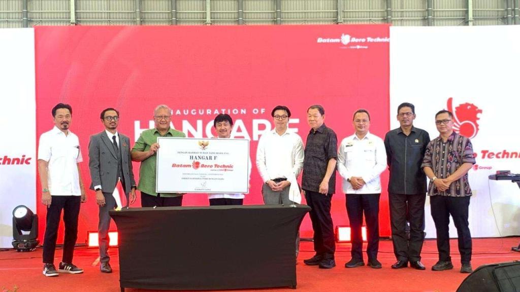 Dirjen Perhubungan Udara Resmikan Hanggar F Batam Aero Technic