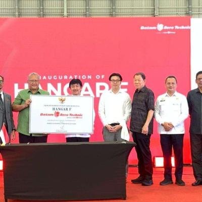 Dirjen Perhubungan Udara Resmikan Hanggar F Batam Aero Technic
