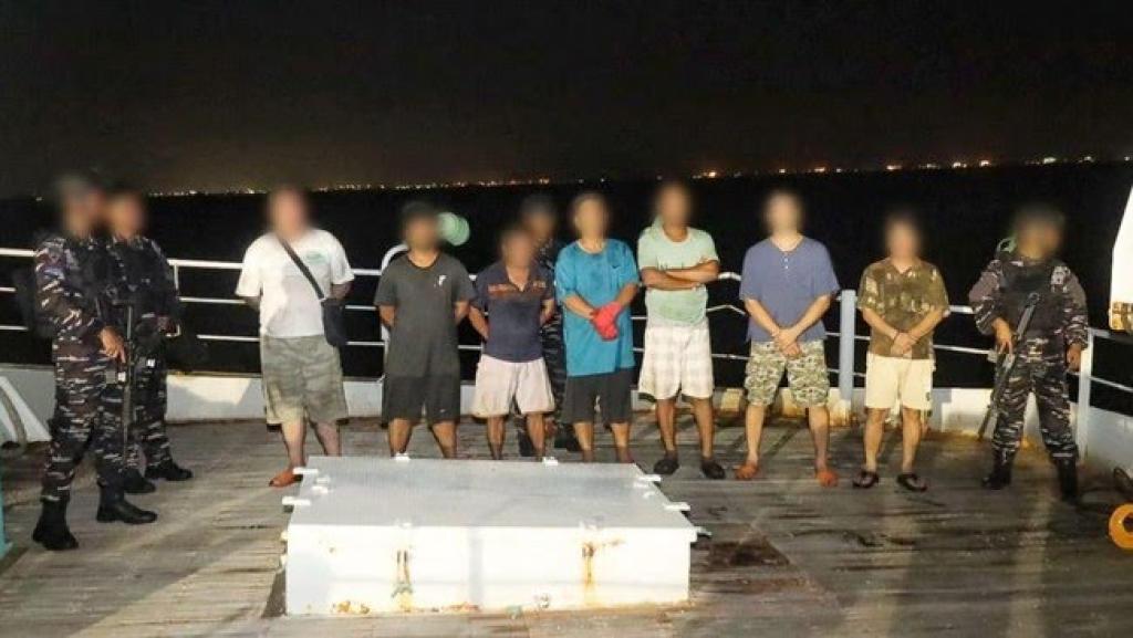 TNI AL Gagalkan Penyelundupan 1,3 Ton Narkoba di Perairan Tanjung Berakit